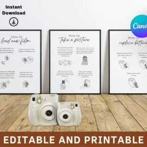 Instax guest book | wedding polaroid, polaroid guest book, instax guest book, guest book sign, wedding camera, sign