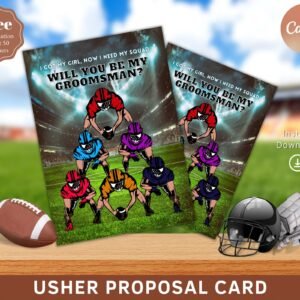 Best man proposal card, be my groomsmen, be my best man, usher proposal, usher card, usher proposal card, groomsman card, groomsmen cards