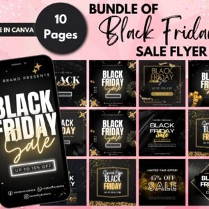 Black Friday Sale Flyer Bundle, Shop Sale Template, Book Now Flyer, Flash Sale Flyer, Fall Sale Flyer, Holiday Flyer, Shop Sale Template