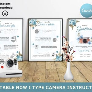 Polaroid Now I-Type Camera Instructions, How To Load New Film, Camera Instructions, How To Take A Photo, Photo Guest Book, Wedding Polaroid