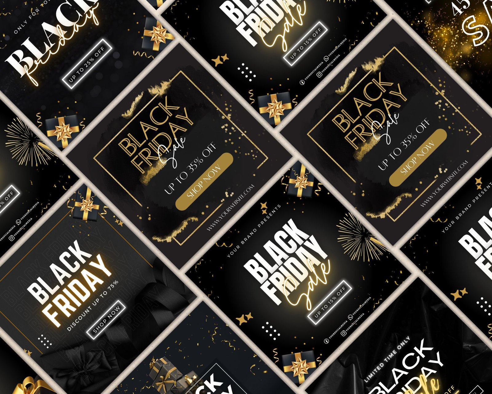 Black Friday Sale Flyer Bundle, Shop Sale Template, Book Now Flyer, Flash Sale Flyer, Fall Sale Flyer, Holiday Flyer, Shop Sale Template - Image 2
