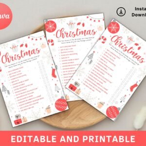 How well do you know christmas, game for christmas, cookies game, know your christmas, christmas card, family games, christmas party game