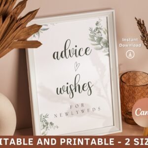 Advice for the bride, advice for couple, advice bride to be, advice for bride, wedding advice card, marriage advice
