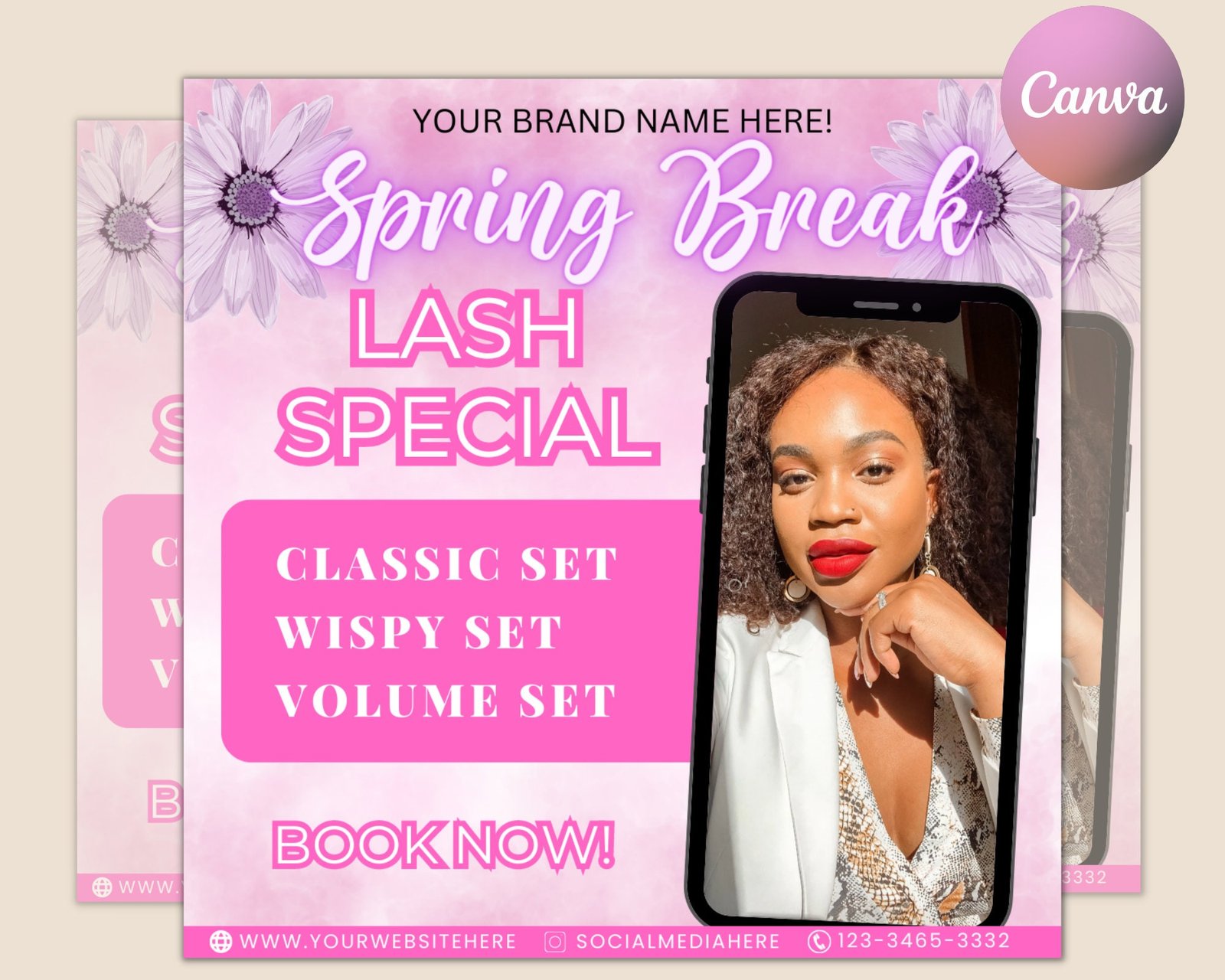 Spring Flyer, Lash Flyer, Easter Sale Flyer, April Booking Flyer, Lash Sale Flyer, Easter Flyer, Mua Flyer,Book Now Flyer,Social Media Flyer