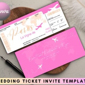 Destination wedding invitation, destination wedding save the date, boarding pass save the date, passport wedding invitation,instant download