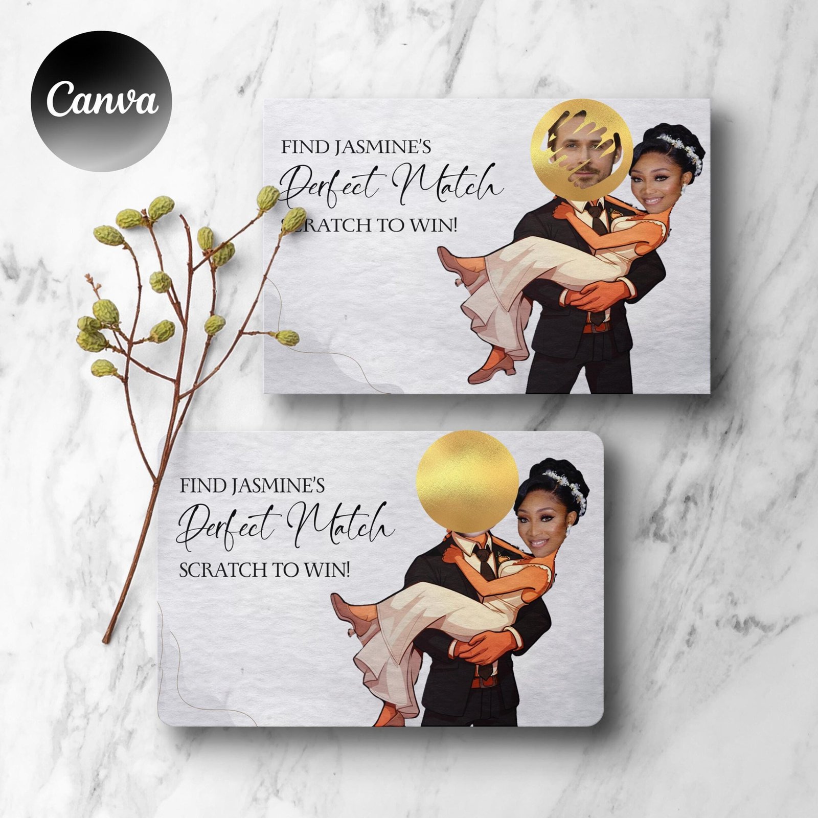 Printable Celebrity Who Has the Groom? Bachelorette Party Groom, Groom Scratch Off Game, Bridal Shower Game, Canva Template Digital Download